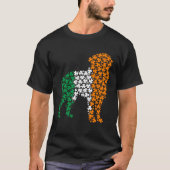 St patricks dayアイリッシュベルネーズマウンテンドッグ tシャツ (正面)