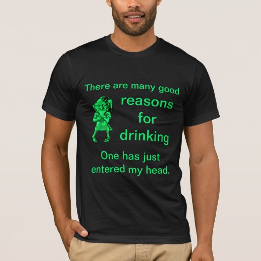 St patricks dayアイリッシュ飲みユーモアTシャツ2 Tシャツ (正面)