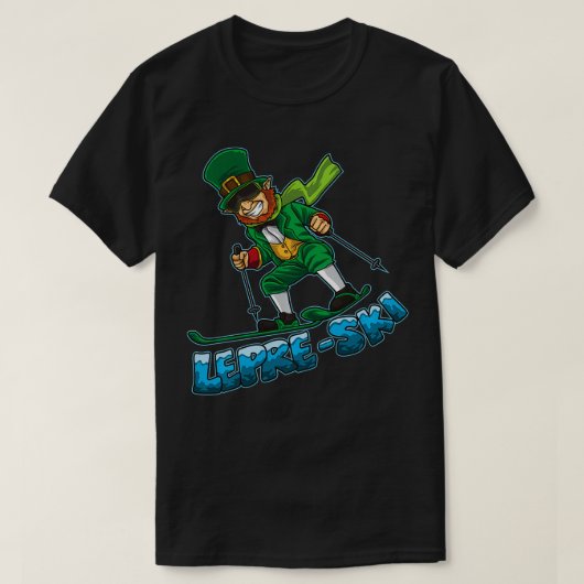 St patricks dayアプレーススキープンスキーレプレスキー tシャツ (デザイン正面)