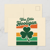 St patricks dayウィリトルフーリガンおもしろい ポストカード (正面/裏面)