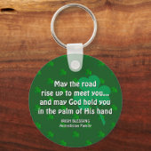 st patricks dayカスタム5月の道が上り キーホルダー (正面)