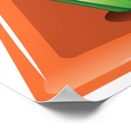 St patricks dayカップケーキ ポスター (角)