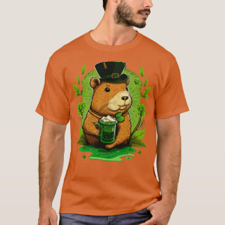 St patricks dayカピバラ1 tシャツ