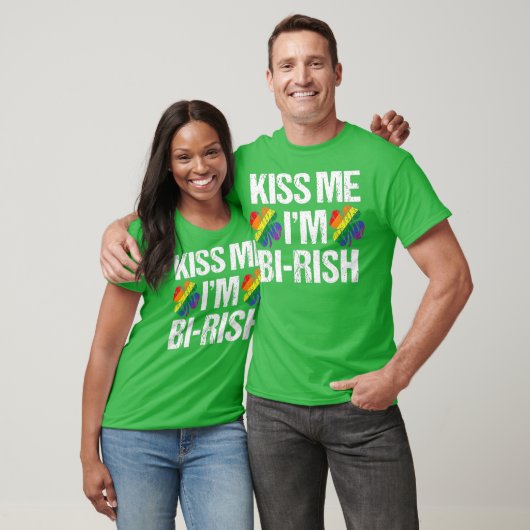 St patricks dayキスミーイムビリッシュバイセクシュアル tシャツ (ユニセックス)