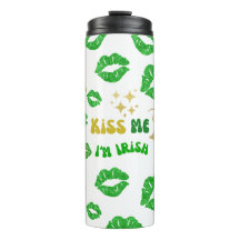 St patricks dayキス私アイリッシュタンブラー