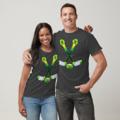 St patricks dayギフト女子男性へホッケー tシャツ (ユニセックス)
