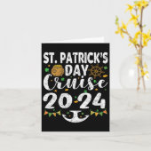 St patricks dayクルーズシップ分隊2024ファミおもしろいル カード (黄色い花)