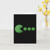 St patricks dayクローバーおもしろいボーイズガールズキッズ カード (黄色い花)