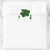 st patricks dayクローバーのシャムロック スクエアシール (バッグ)