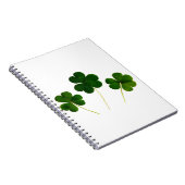 st patricks dayクローバーのシャムロック ノートブック (右側)
