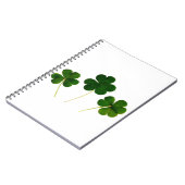 st patricks dayクローバーのシャムロック ノートブック (左側)
