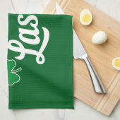 St patricks dayサッシラシアイリおもしろいッシュ キッチンタオル (四つ折り)