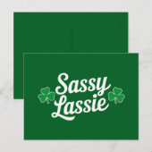 St patricks dayサッシラシアイリおもしろいッシュ ポストカード (正面/裏面)
