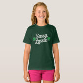 St patricks dayサッシラシアイリおもしろいッシュ tシャツ (正面フル)