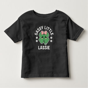 St patricks dayサッシリトルラシキッズガール トドラーTシャツ
