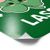 St patricks dayサッシリトルラシキッズガール フォトプリント            (角)