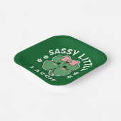 St patricks dayサッシリトルラシキッズガール ペーパープレート (傾斜あり)