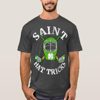 St patricks dayサンハットコックホッケーシャムロック tシャツ