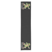 St patricks dayシェナニゲーターDabbing Leprechaun ショートテーブルランナー (正面)