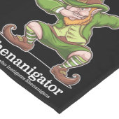 St patricks dayシェナニゲーターDabbing Leprechaun ショートテーブルランナー (コーナー)