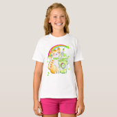 st patricks dayシャツの女性 tシャツ (正面フル)