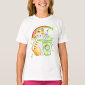 st patricks dayシャツの女性 tシャツ (正面)
