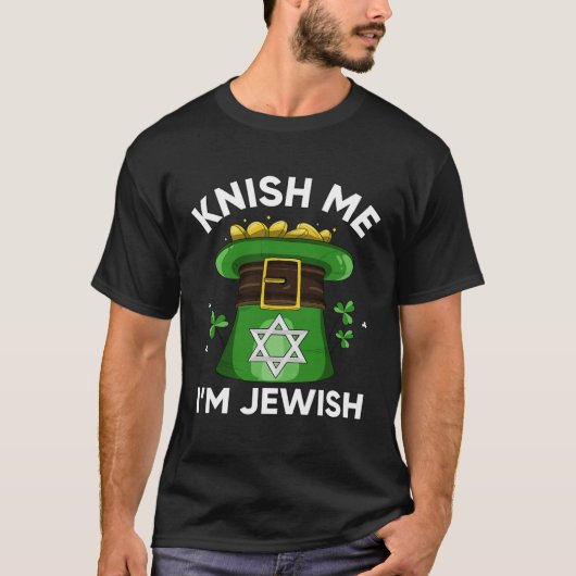 St patricks dayシャツ私はユダヤ人おもしろいJeだ Tシャツ (正面)