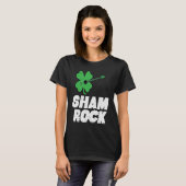 St patricks dayシャムロックギターサンパティスボーイズ tシャツ (正面フル)