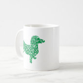 St patricks dayシャムロックドキシ コーヒーマグカップ (正面左)