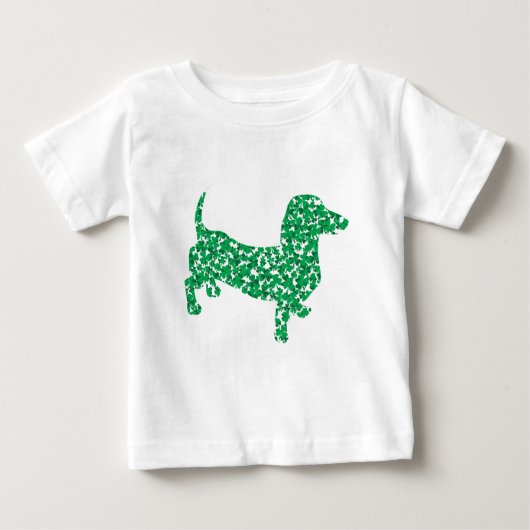 St patricks dayシャムロックドキシ ベビーTシャツ (正面)