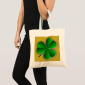 St patricks dayシャムロックバジェットトートバッグ トートバッグ (正面(商品))