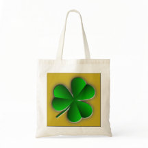 St patricks dayシャムロックバジェットトートバッグ