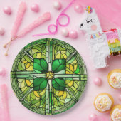 St patricks dayシャムロックパーティー ペーパープレート (パーティー)
