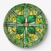 St patricks dayシャムロックパーティー ペーパープレート (正面)