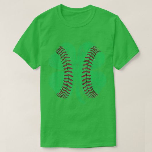 St patricks dayシャムロックベースボールセントパディスキッド tシャツ (デザイン正面)