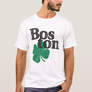 St patricks dayシャムロックマサチューセッツ州 tシャツ