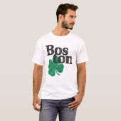 St patricks dayシャムロックマサチューセッツ州 tシャツ (正面フル)
