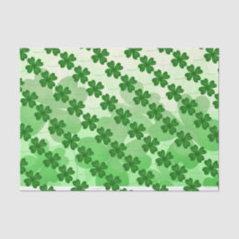 St patricks dayシャムロック模様 薄葉紙