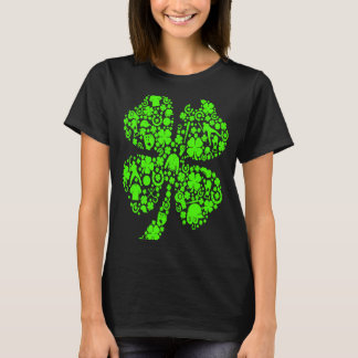 St patricks dayシャムロック野球サンパディーズキ tシャツ
