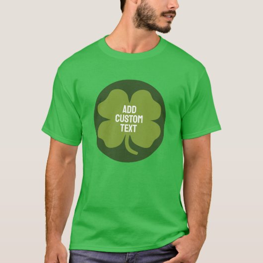 St patricks dayシャムロック – キュートファミリーカスタム tシャツ (正面)