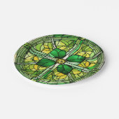 St patricks dayシャムロック ペーパープレート (アングル)