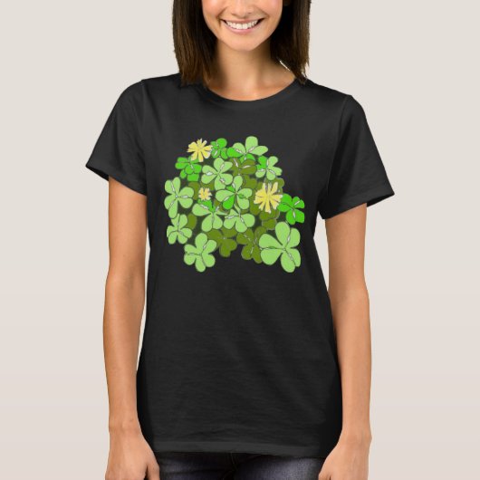 St patricks dayシャムロック tシャツ (正面)
