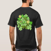 St patricks dayシャムロック tシャツ (裏面)