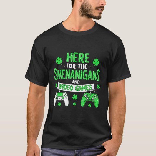 St patricks dayシャムロックShenanigansアイルランドのゲーム Tシャツ (正面)