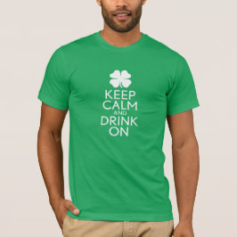 St patricks dayシャムロ保ック – Calm Drink On Tシャツ