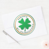 St patricks dayシール ラウンドシール (封筒)