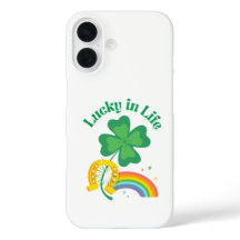St patricks dayスペシャルiPhone16ケースラッキーinリフ