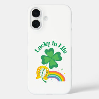St patricks dayスペシャルiPhone16ケースラッキーinリフ iPhone 16ケース