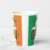 St patricks dayスラインテ・アイルランド国旗 紙コップ (右)