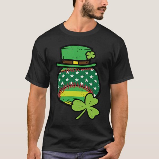 St patricks dayソフトボールサンパディスパティスメンズW Tシャツ (正面)